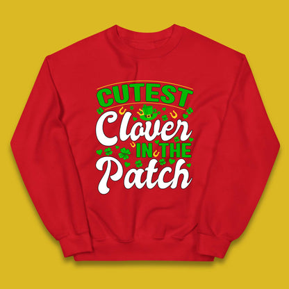 Cutest Clover In The Patch Kids Jumper