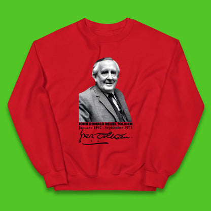 John Ronald Reuel Tolkien Signature Kids Jumper