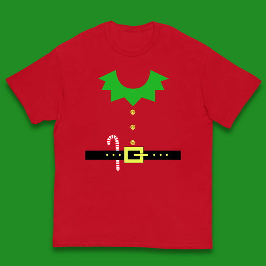 christmas elf costume christmas candy t shirt