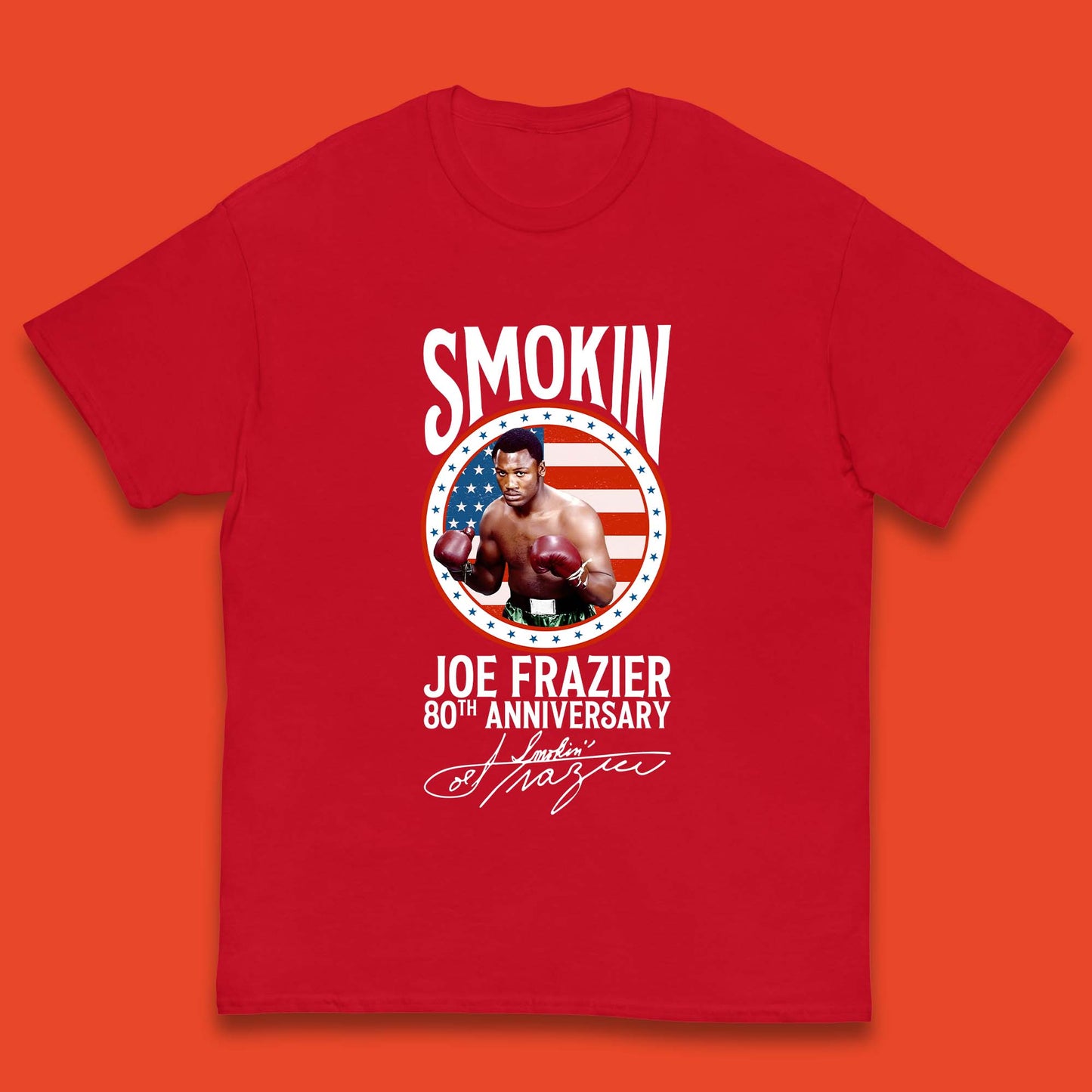 Smokin Joe Frazier 80th Anniversary Kids T-Shirt