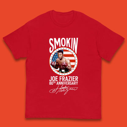 Smokin Joe Frazier 80th Anniversary Kids T-Shirt