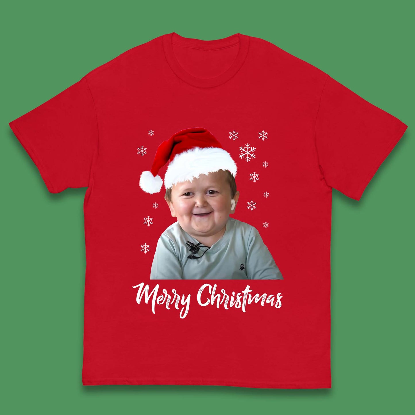 Santa Hasbulla Merry Christmas Kids T-Shirt