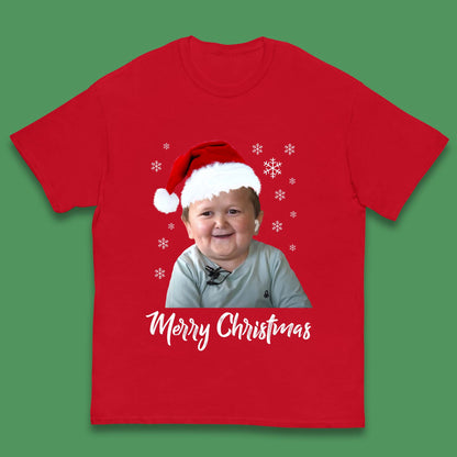 Santa Hasbulla Merry Christmas Kids T-Shirt