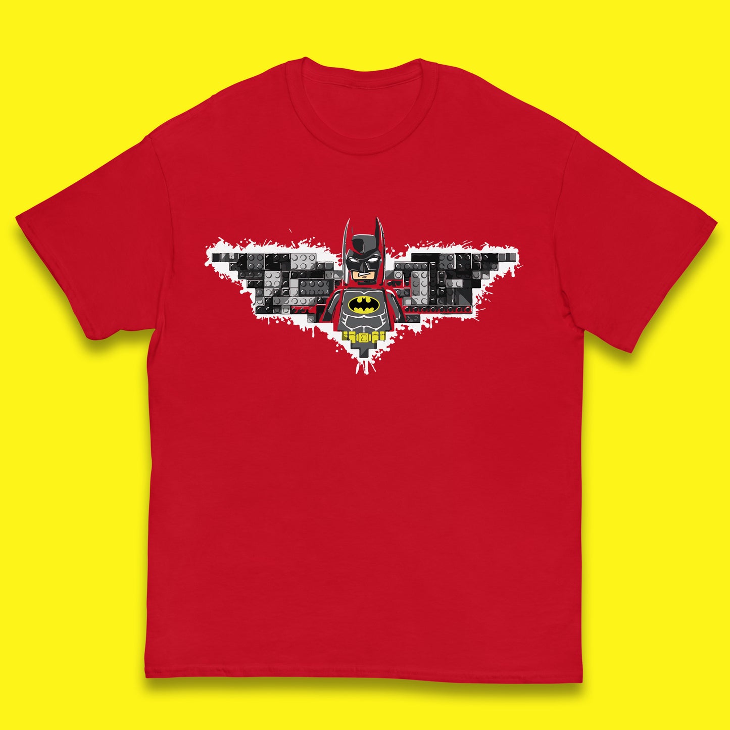 The Lego Batman Movie Superhero Building Bricks Block DC Comics Batman Master Builder Comic Book Character Kids T Shirt