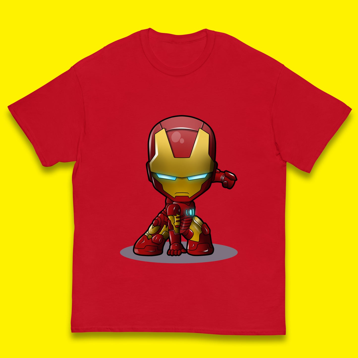 Marvel Avenger Iron Man Movie Character Ironman Costume Superhero Marvel Comics Kids T Shirt