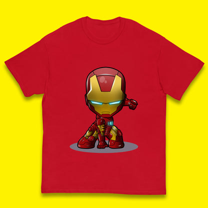 Marvel Avenger Iron Man Movie Character Ironman Costume Superhero Marvel Comics Kids T Shirt