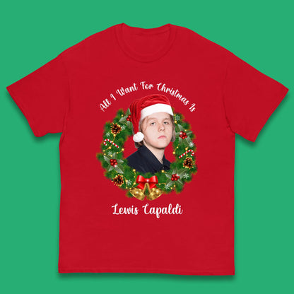 Lewis Capaldi Christmas Kids T-Shirt
