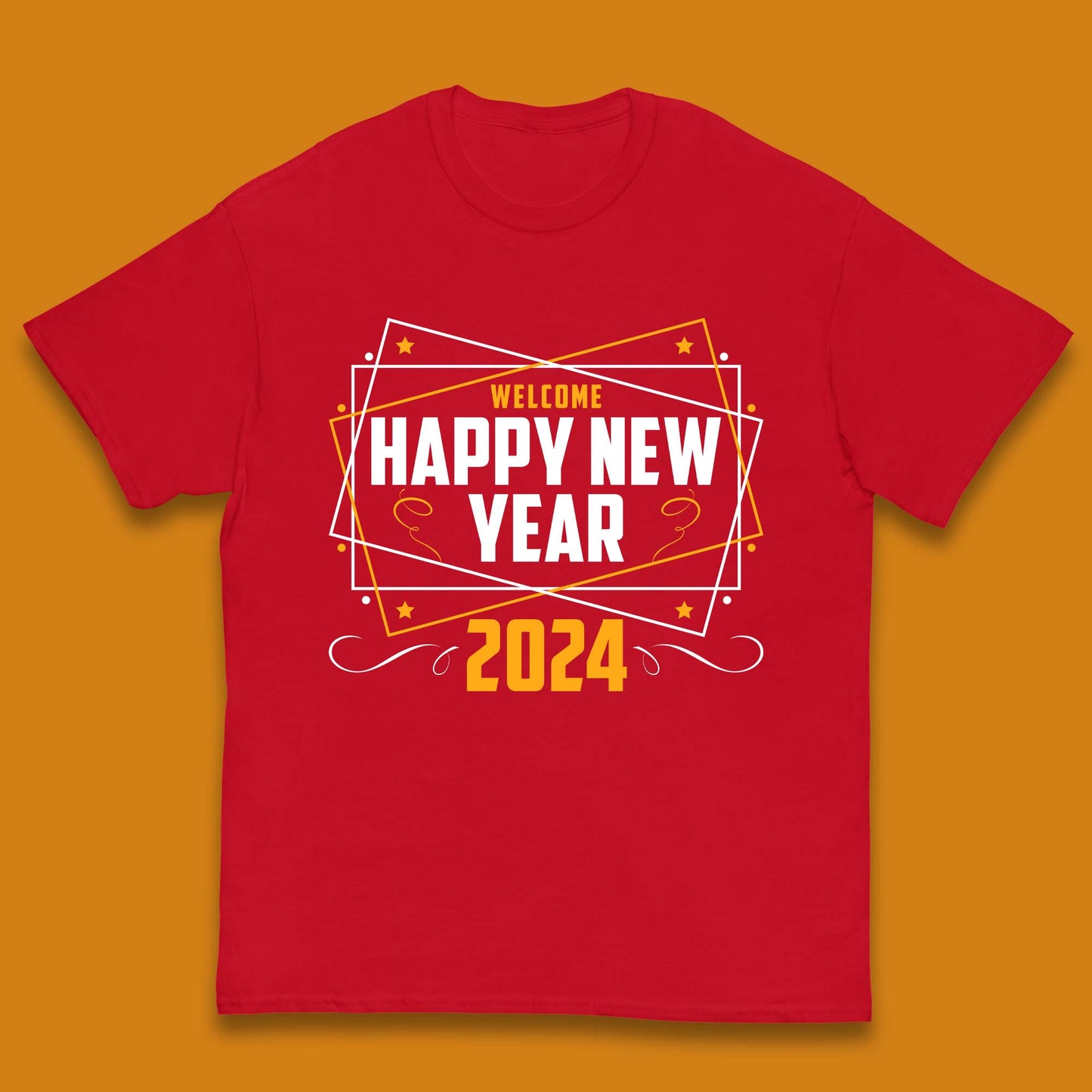 Welcome Happy New Year 2024 Kids T-Shirt