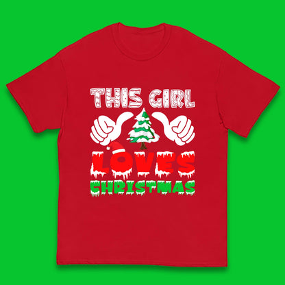 this girl loves christmas t shirt
