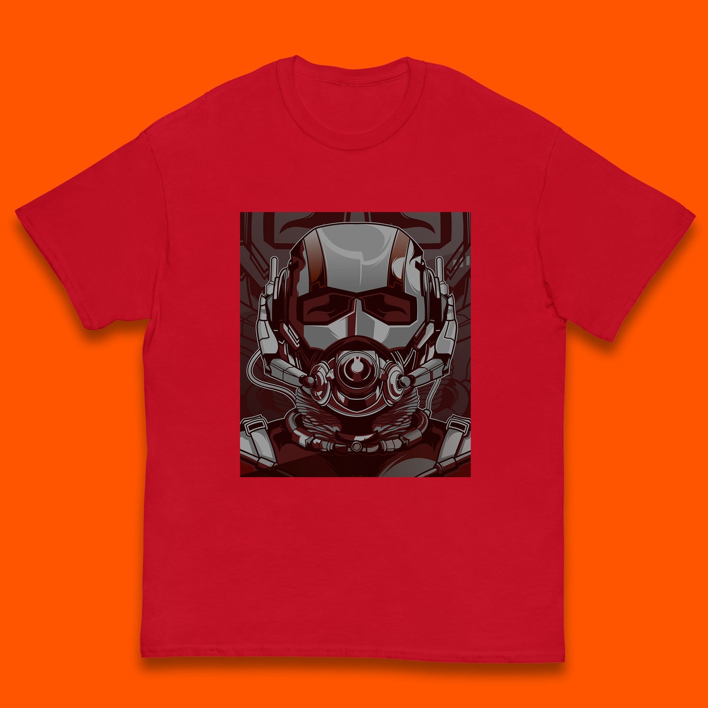 Marvel Comics Ant Man And The Wasp American Superhero Film Ant Man Face Helmet Avengers Movie Kids T Shirt