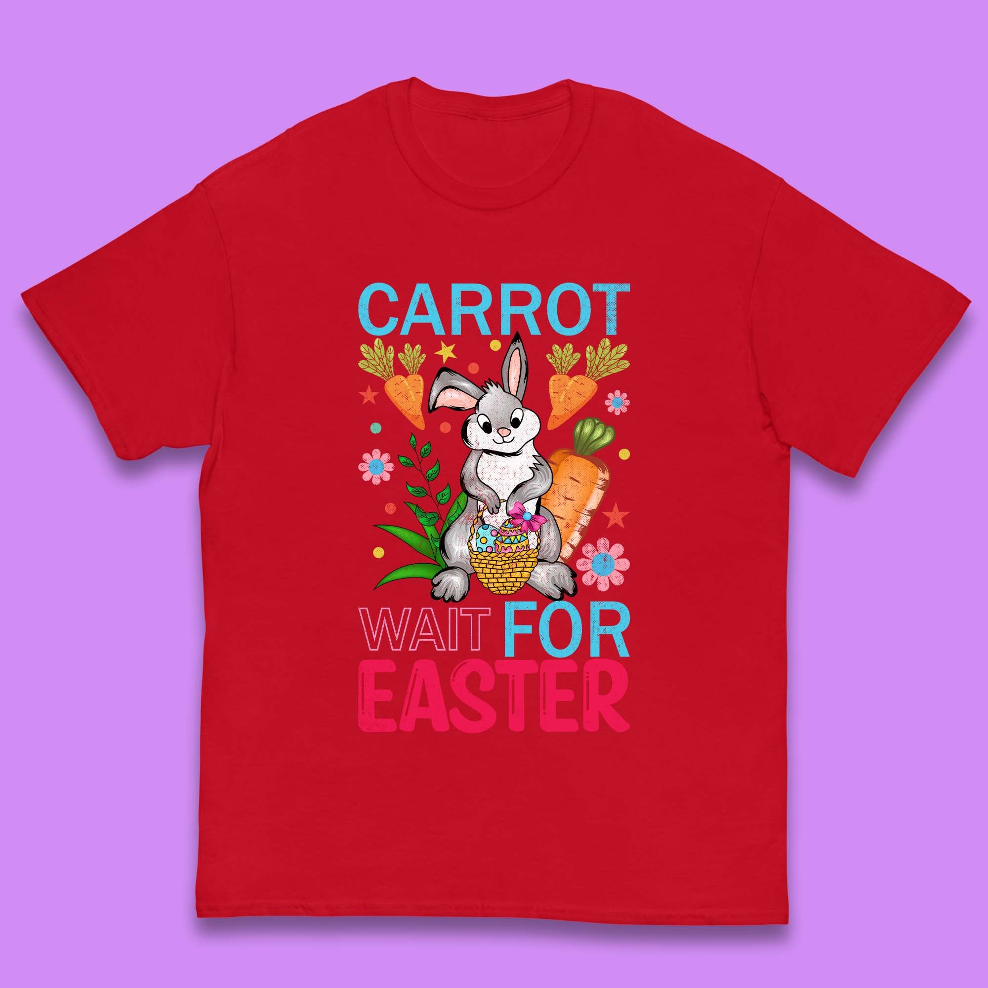 Carrot Wait For Easter Kids T-Shirt