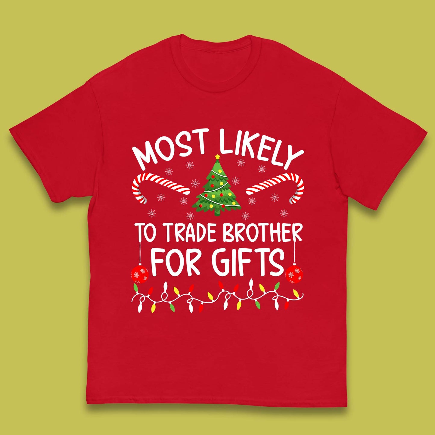 trade brother for christmas gifts t shirt