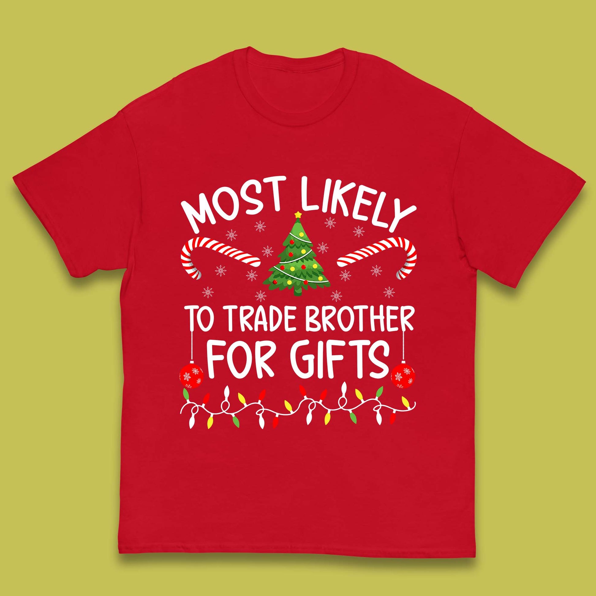 trade brother for christmas gifts t shirt