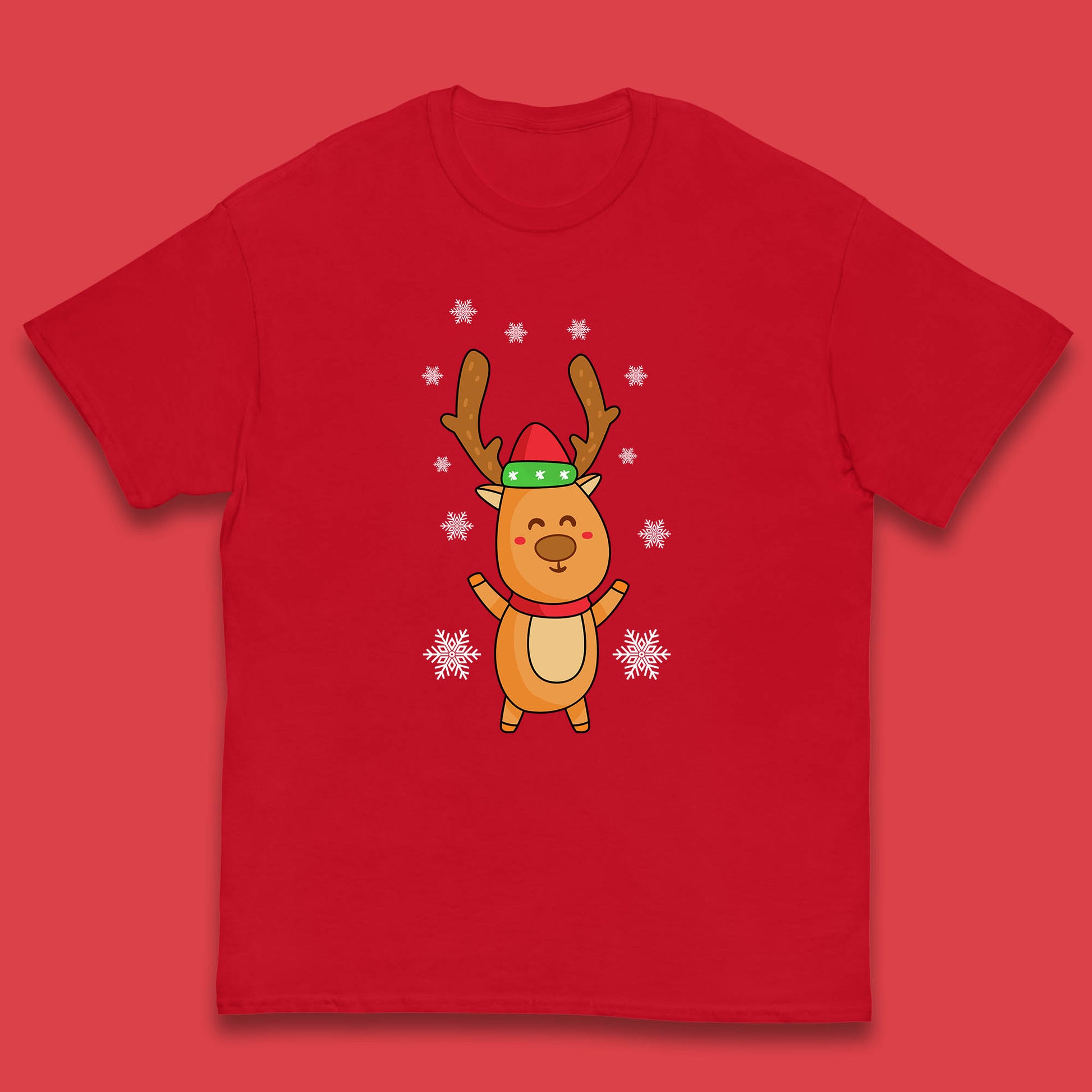 christmas reindeer t shirt