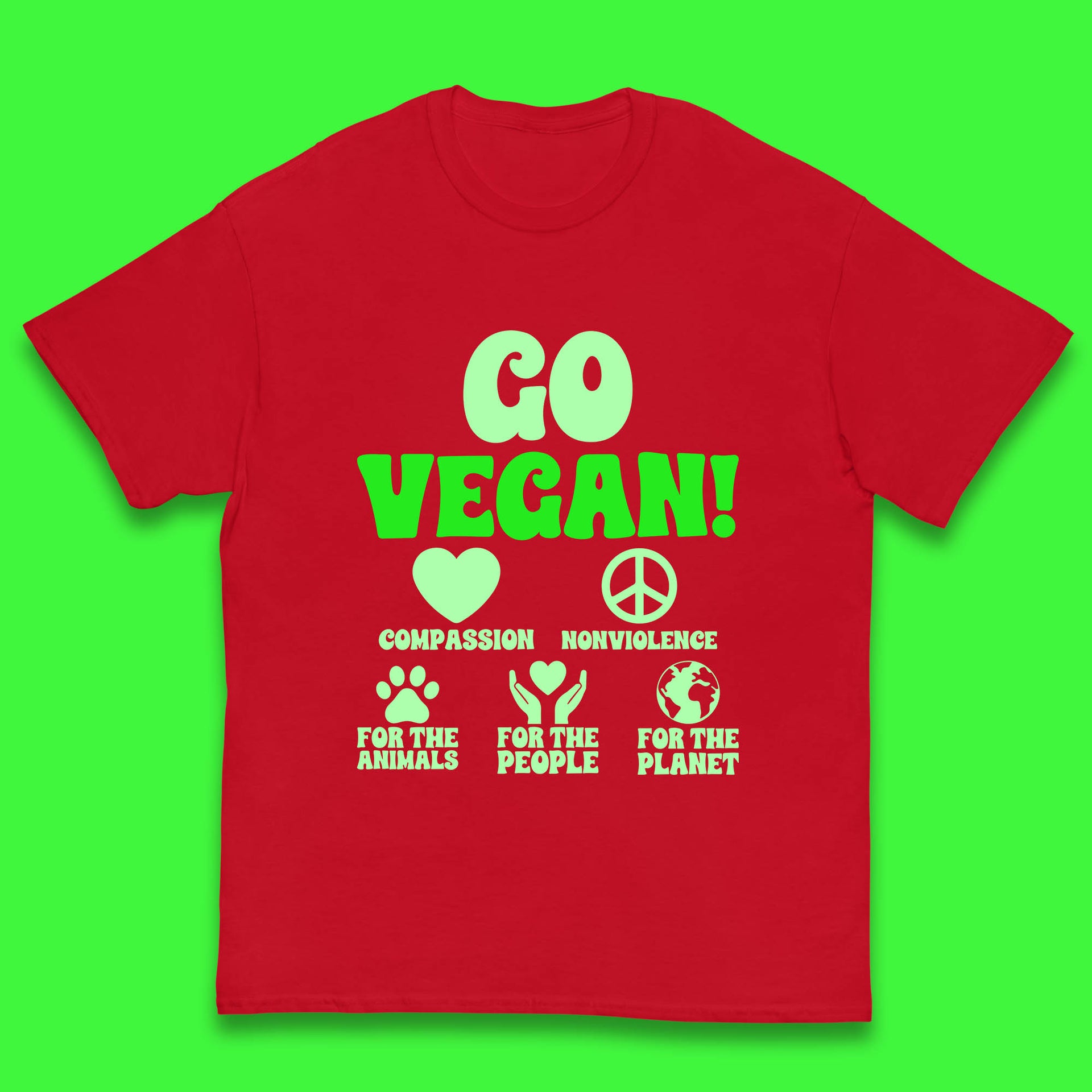 Go Vegan Compassion Nonviolence For The Animals For The People For
