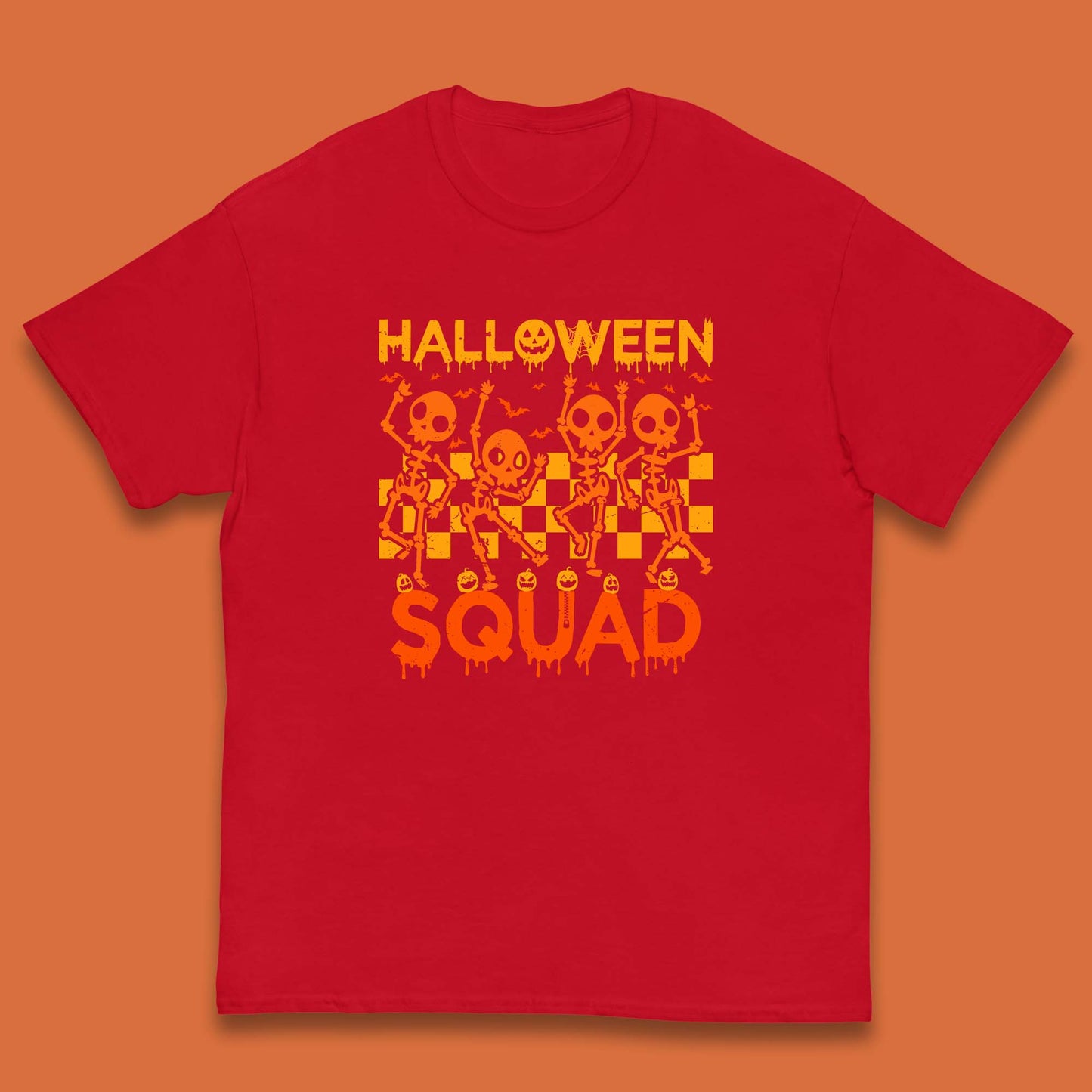 Halloween Squad Dancing Skeletons Squad Goals Dancing Halloween Skull Kids T Shirt
