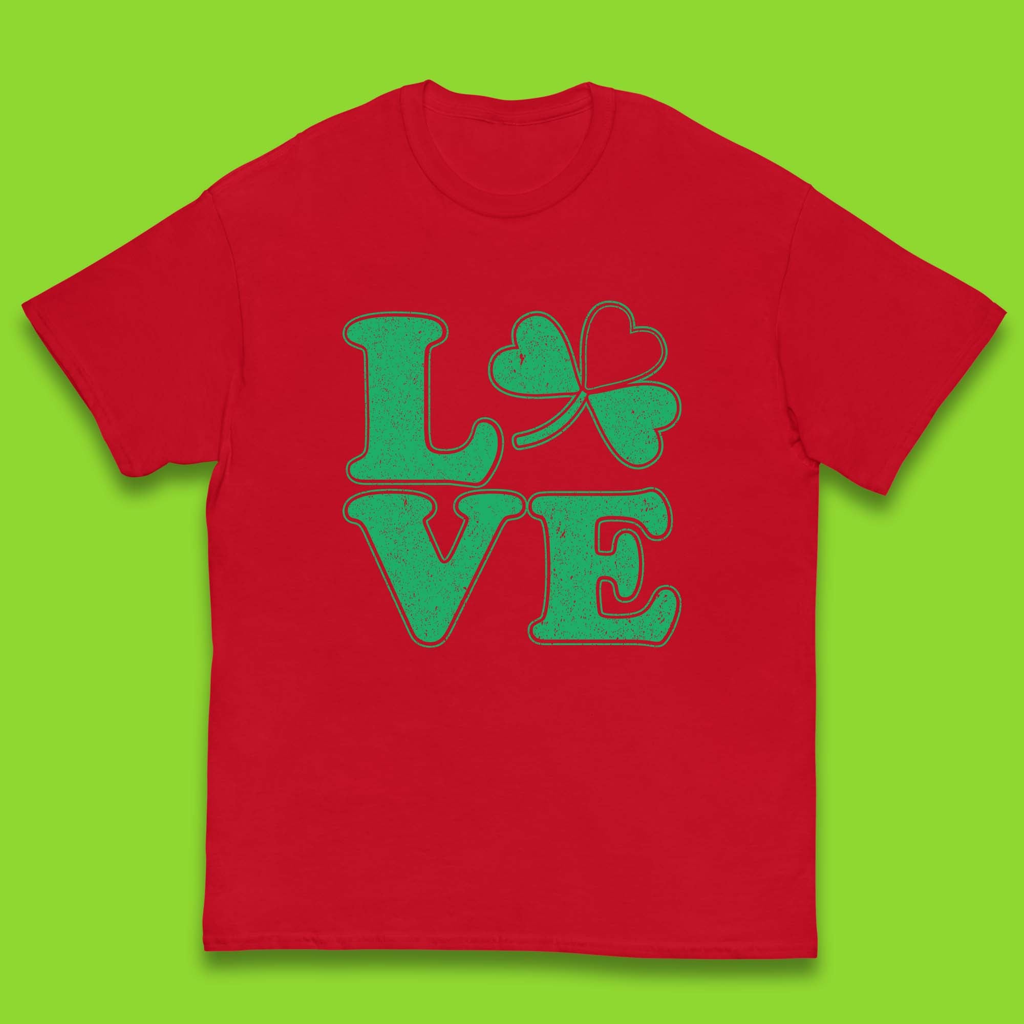 Shamrock Love Kids T-Shirt