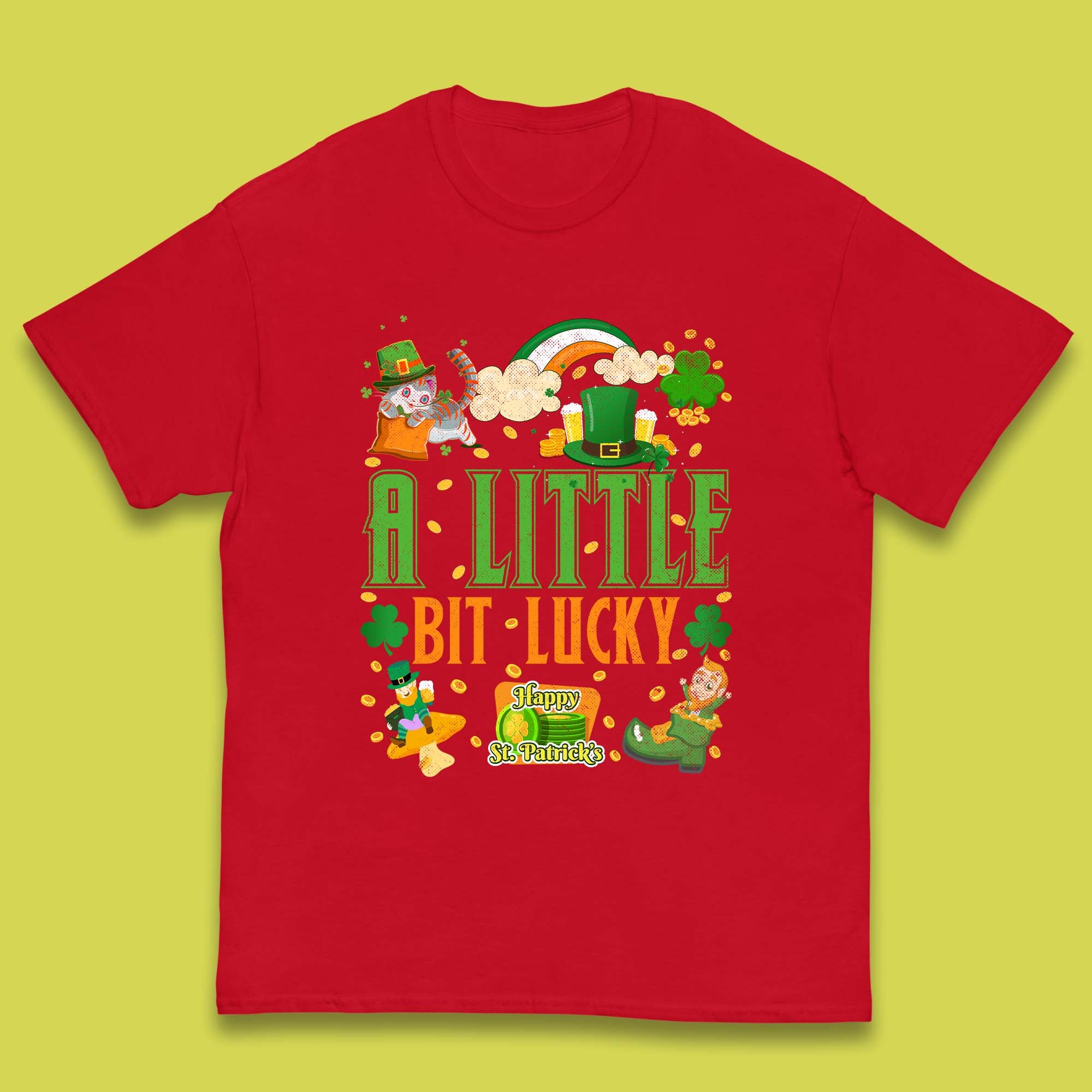 A Little Bit Lucky St. Patrick's Kids T-Shirt