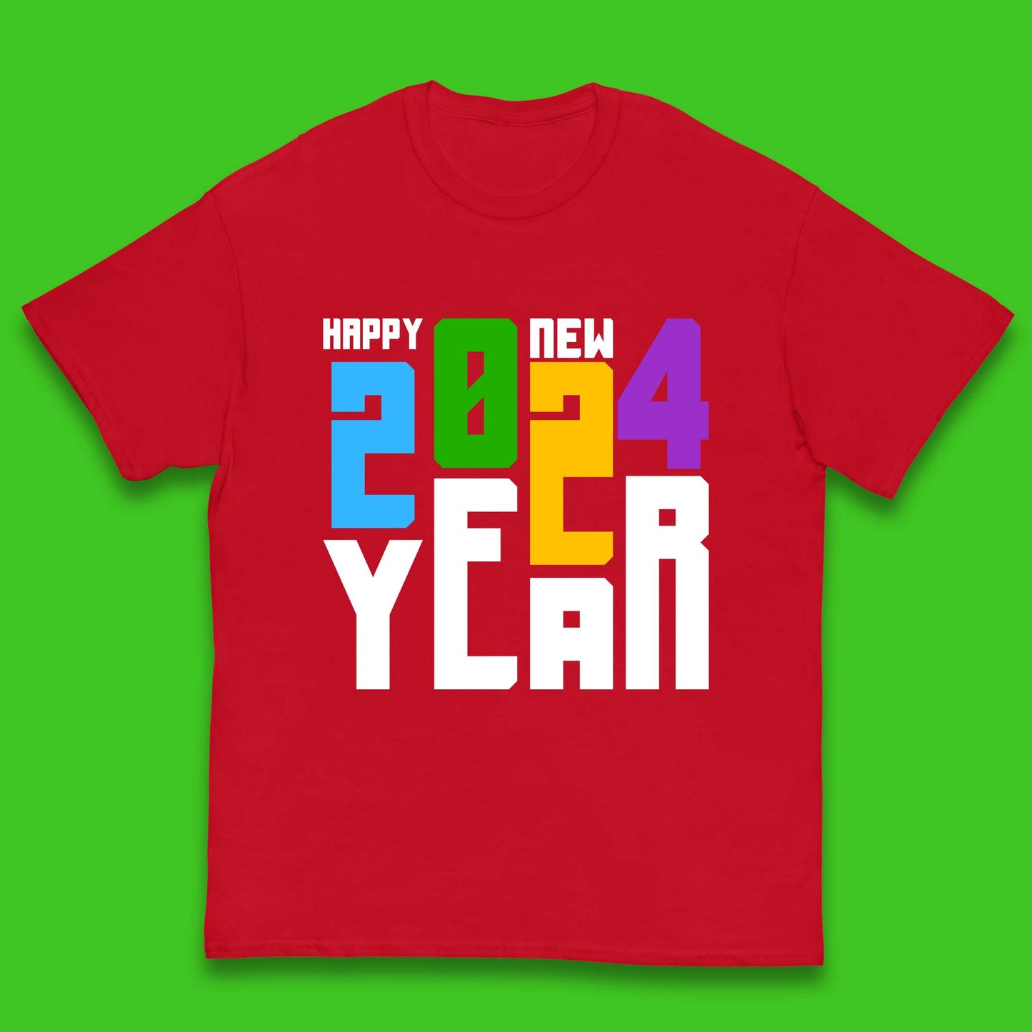 Happy New Year 2024 Kids T-Shirt
