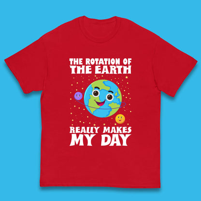 Rotation Of Earth Kids T-Shirt