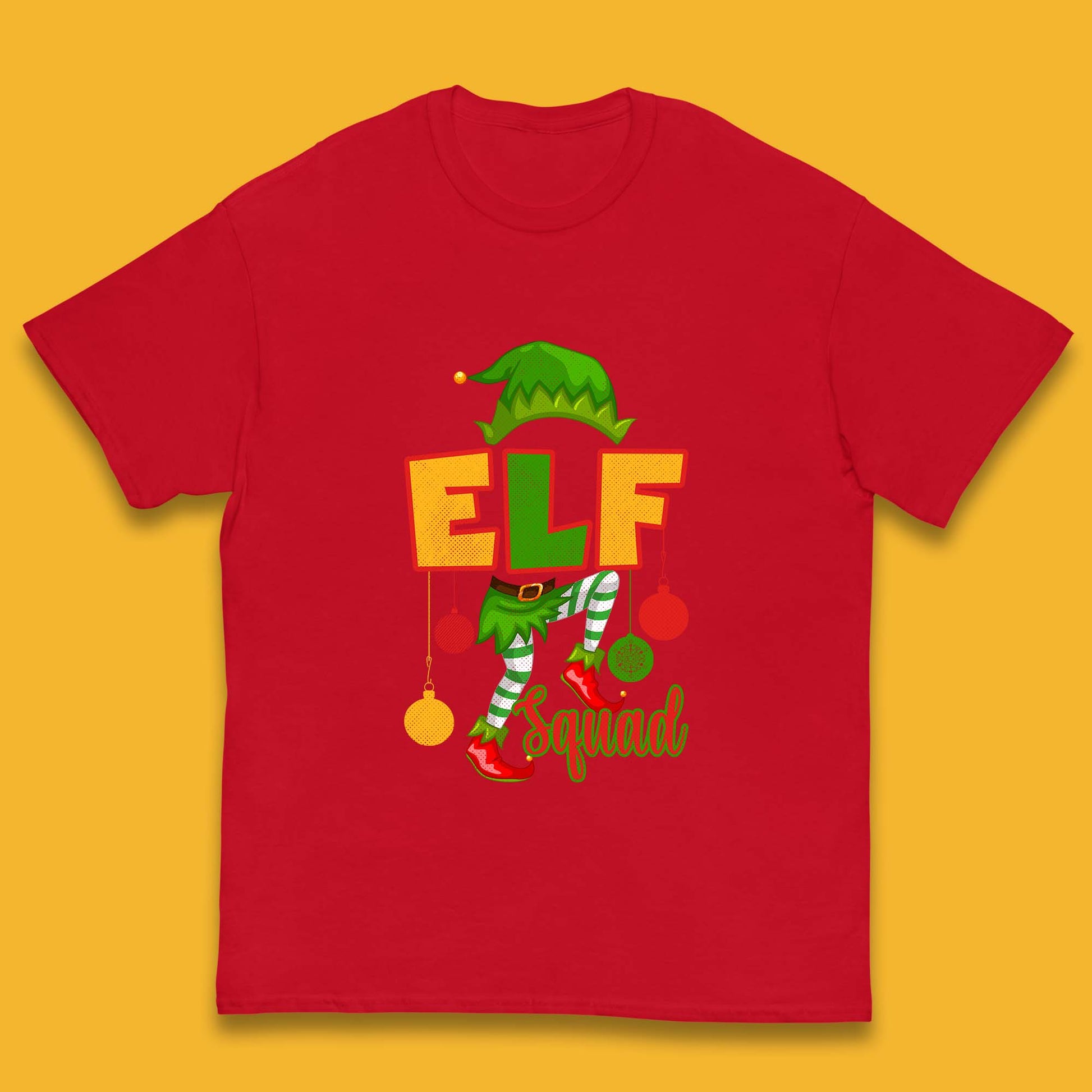 elf squad christmas t shirt