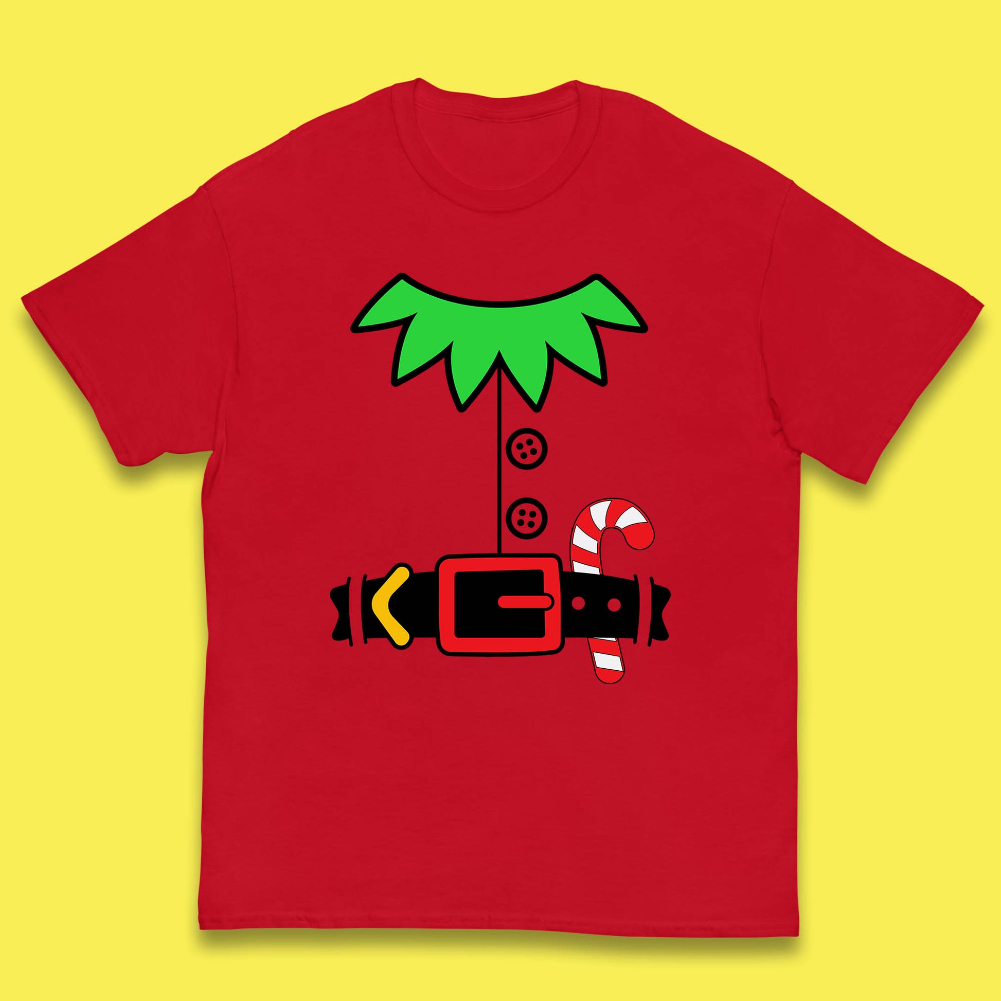 christmas elf costume t shirt