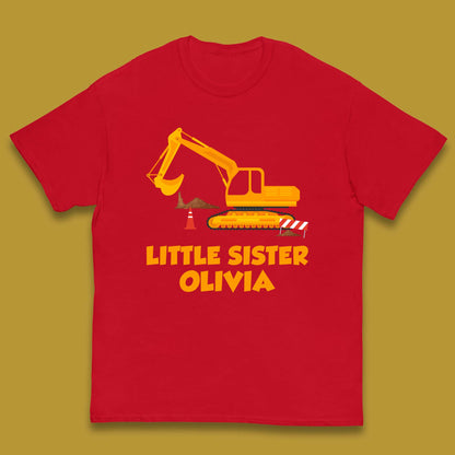 Personalised Little Sister Your Name Promoted To Sister Siblings Announcement Gift Kids T Shirt