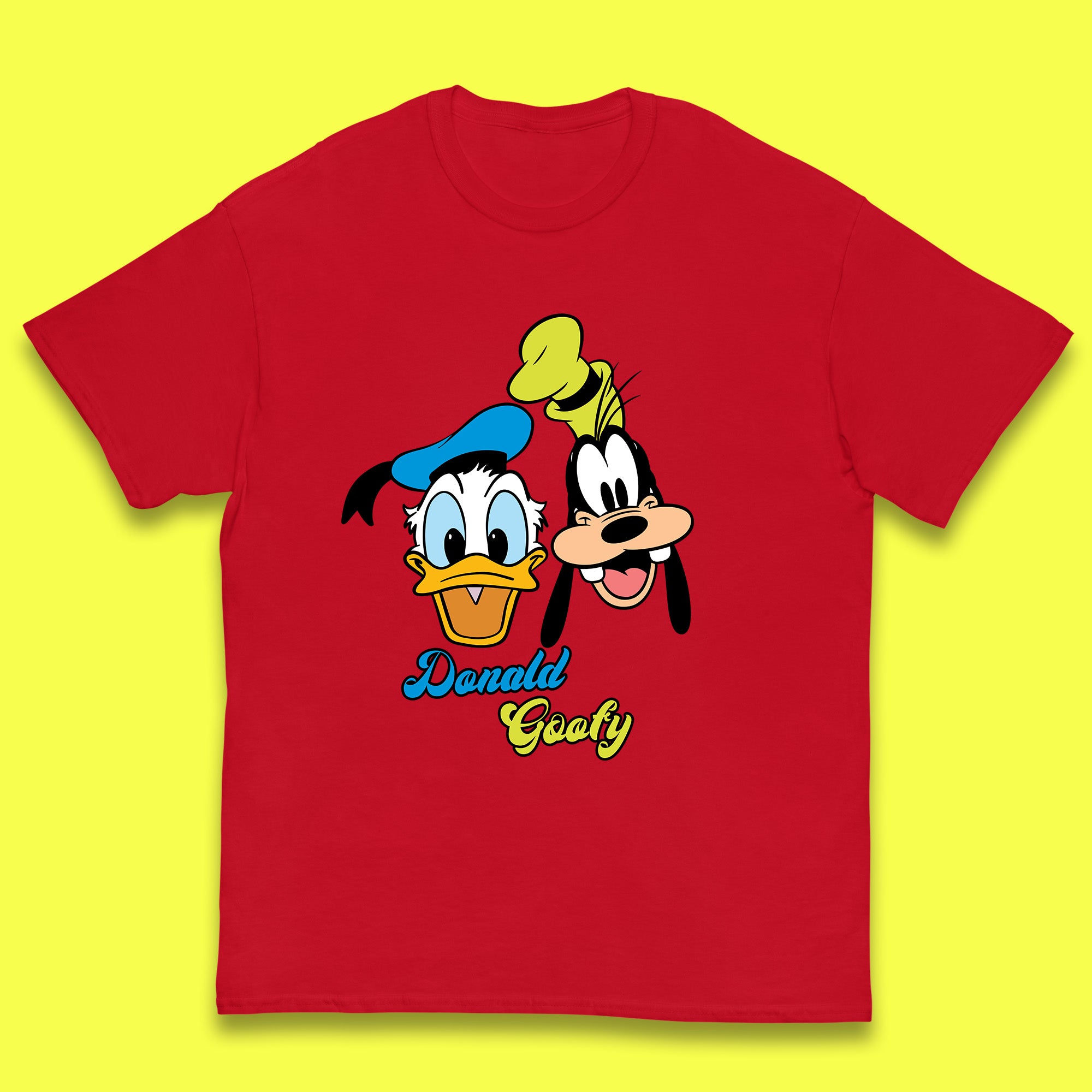 Disney Cartoon Characters Donald Duck And Pluto Goofy Face Disney World Trip Disney Vacation Kids T Shirt