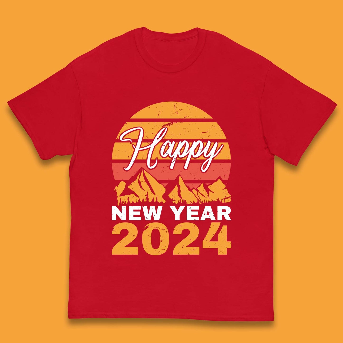 Happy New Year 2024 Camping Camping Kids T-Shirt