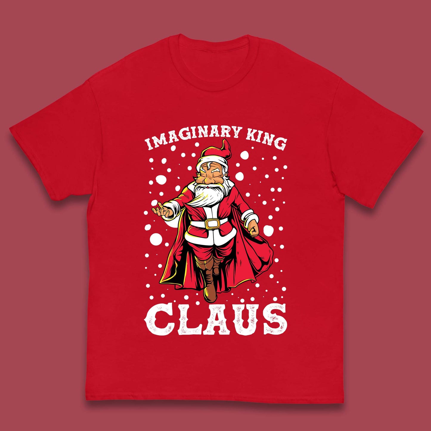 imaginary king santa christmas t shirt