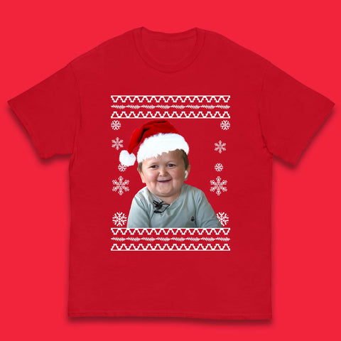 Santa Hasbulla Magomedov Christmas Kids T-Shirt