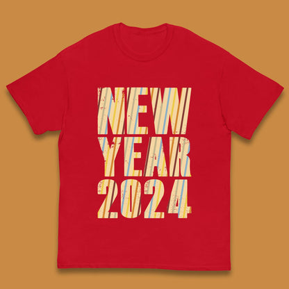 Retro Style New Year 2024 Kids T-Shirt