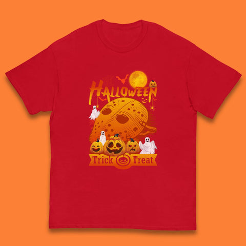 Happy Halloween Jason Voorhees Face Mask Halloween Friday The 13th Horror Movie Halloween Pumpkins Kids T Shirt