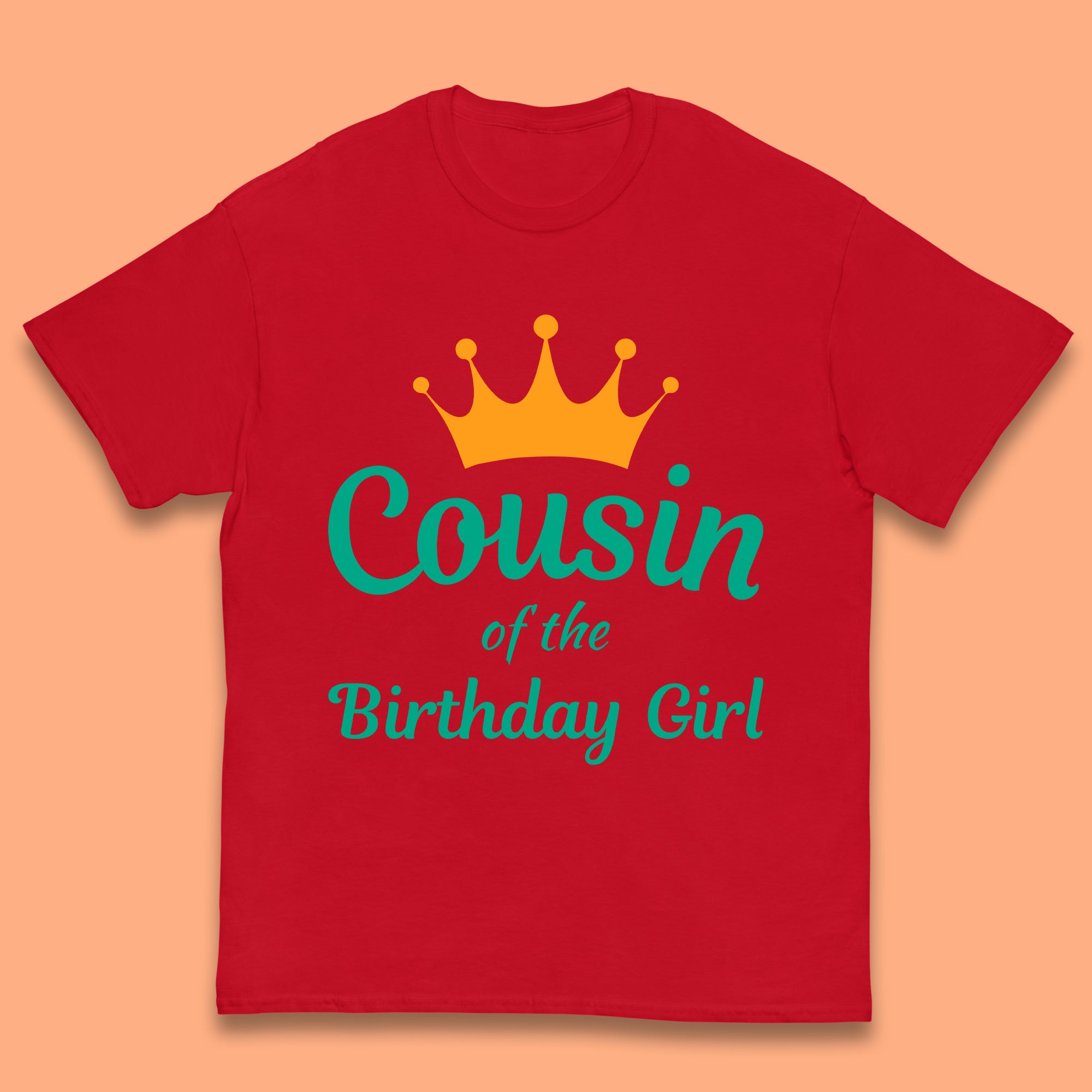 Cousin Of The Birthday Girl Kids T-Shirt