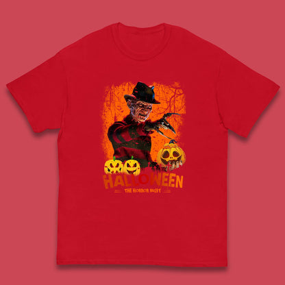 Halloween The Horror Night Freddy Krueger Horror Movie Character Serial Killer Kids T Shirt