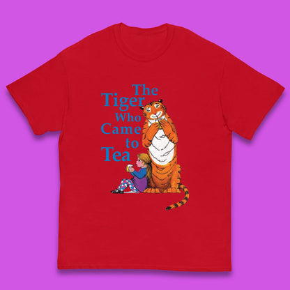 Childrens The Tiger Who Came To Tea T Shirt UK