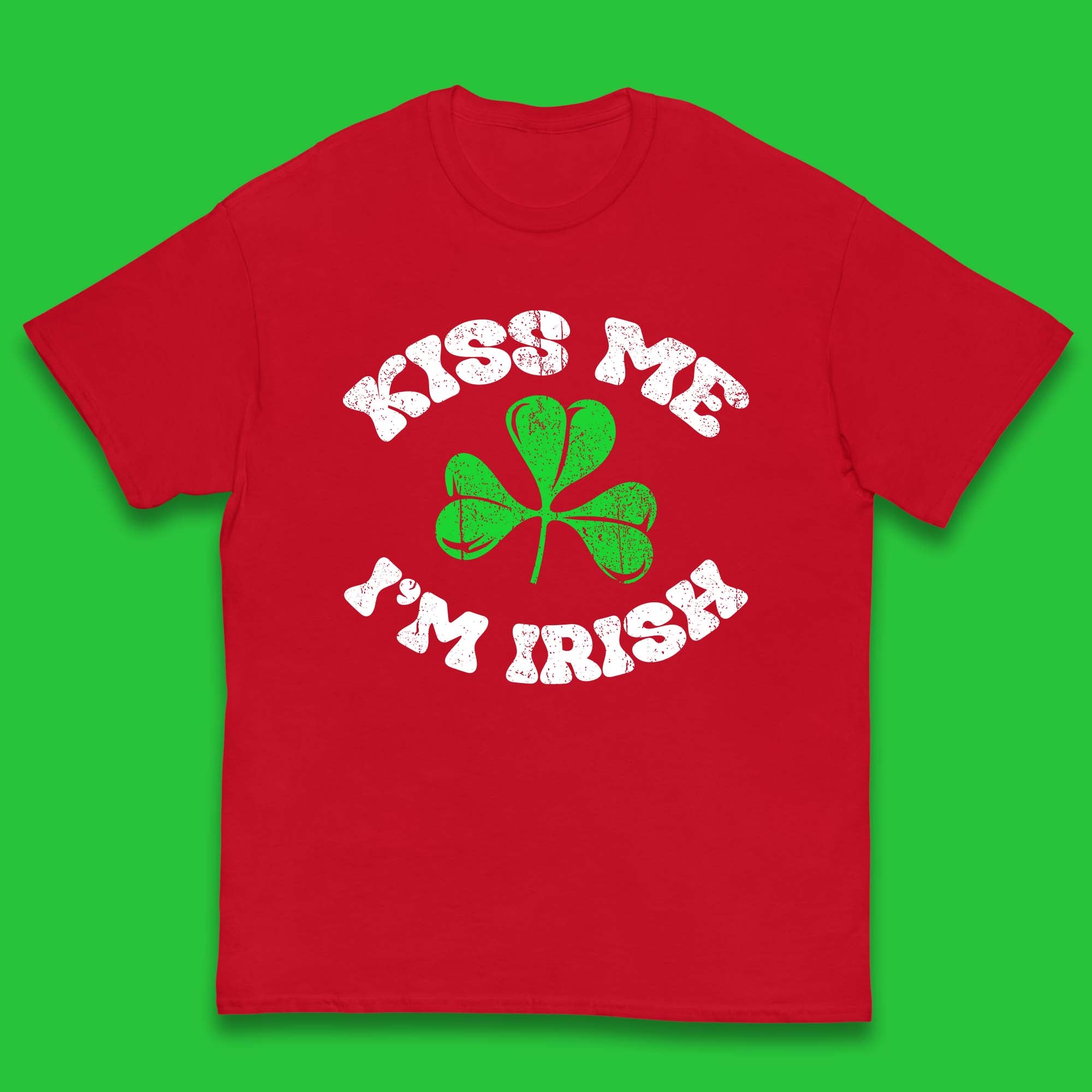 Kiss Me I'm Irish St. Patrick's Day Kids T-Shirt