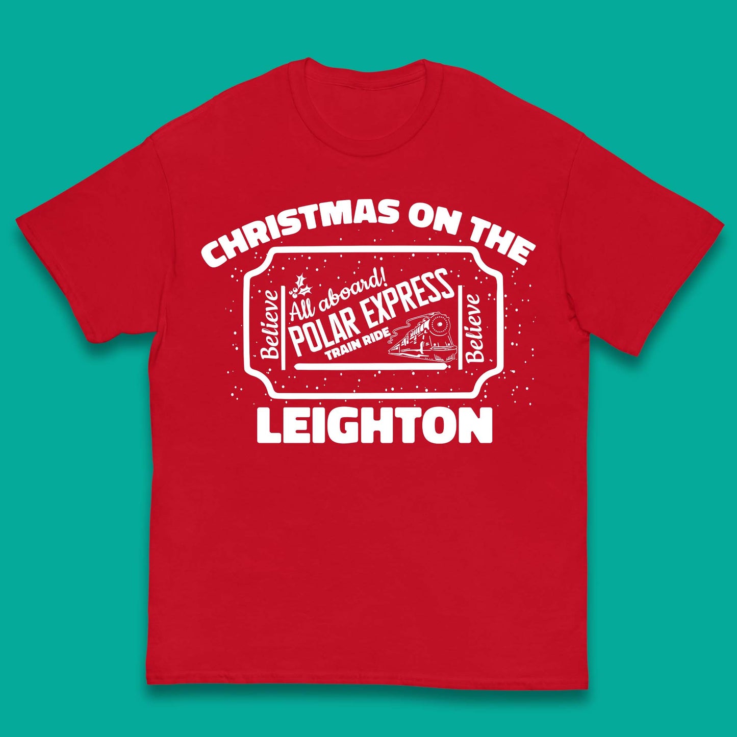 Polar Express Christmas Train Kids T-Shirt