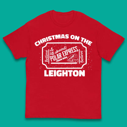 Polar Express Christmas Train Kids T-Shirt
