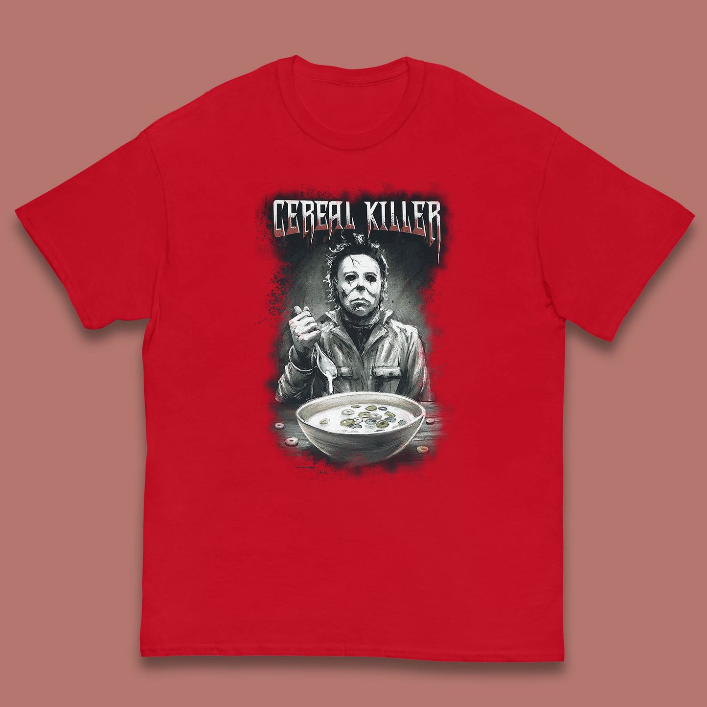 Michael Myers Cereal Killer Halloween Serial Killer Horror Movie Character Kids T Shirt