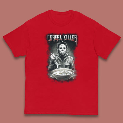 Michael Myers Cereal Killer Halloween Serial Killer Horror Movie Character Kids T Shirt