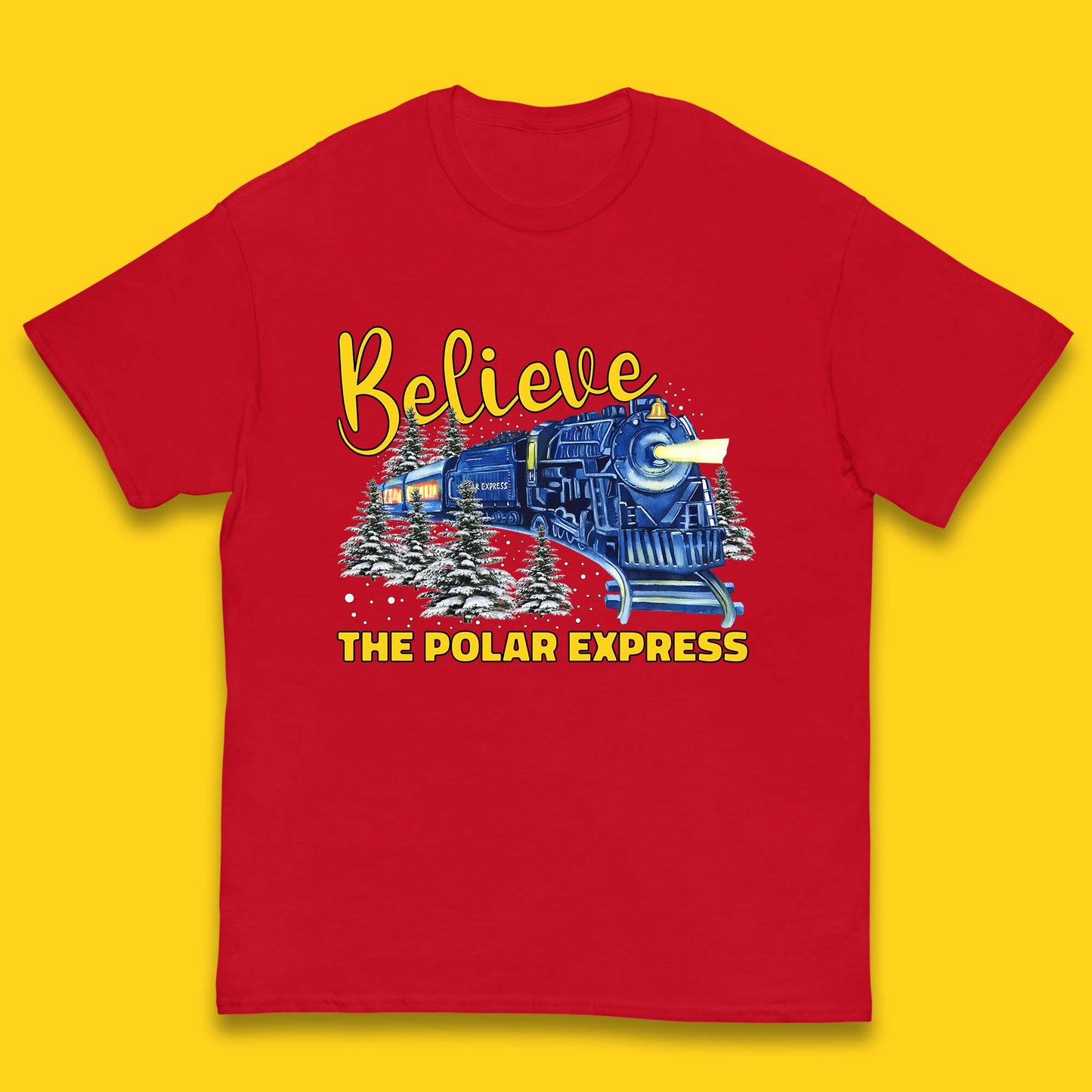 Believe The Polar Express Christmas Train Kids T-Shirt