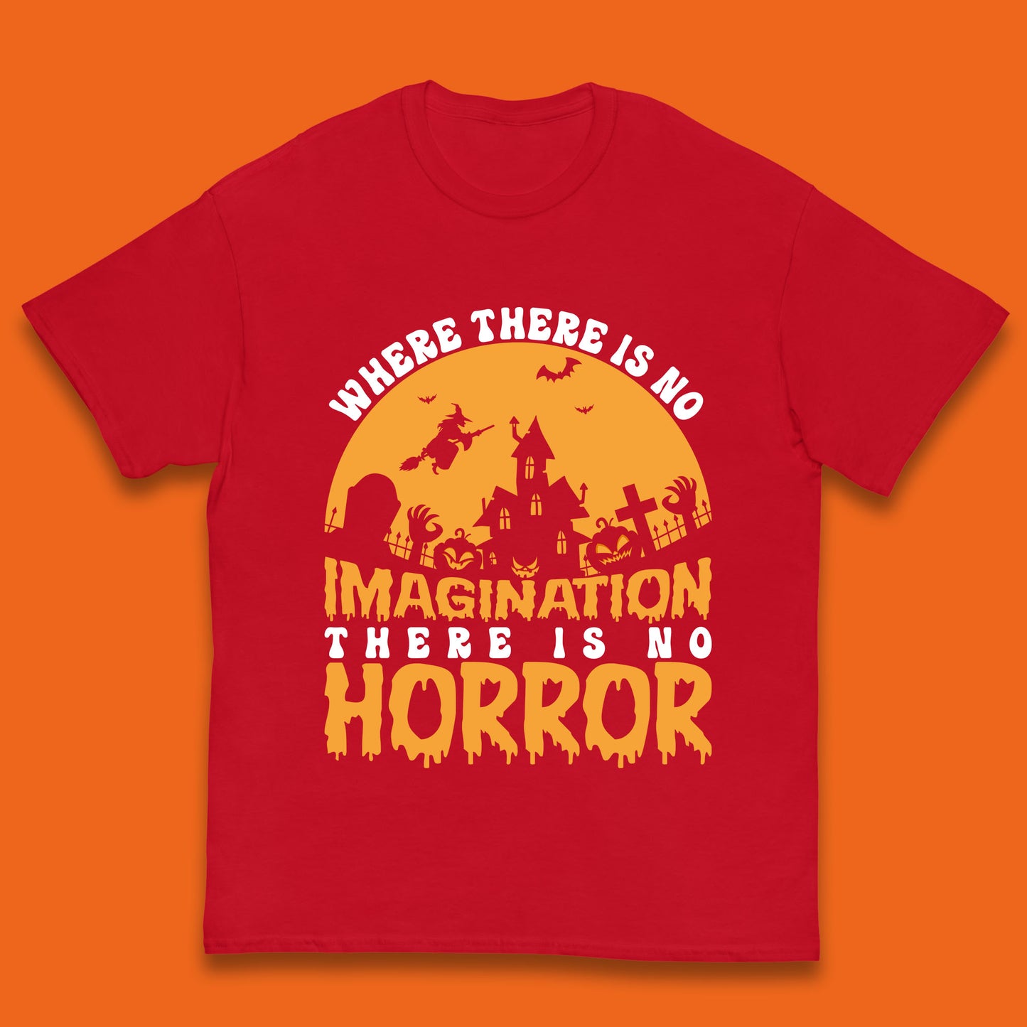 Where There Is No Imagination There Is No Horror Halloween Quote By Sir Arthur Conan Doyle Kids T Shirt
