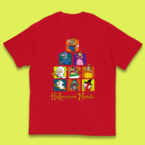 Super Mario Halloween Moods Nintendo Super Mario Game Characters Horror Halloween Spooky Mario Season Kids T Shirt