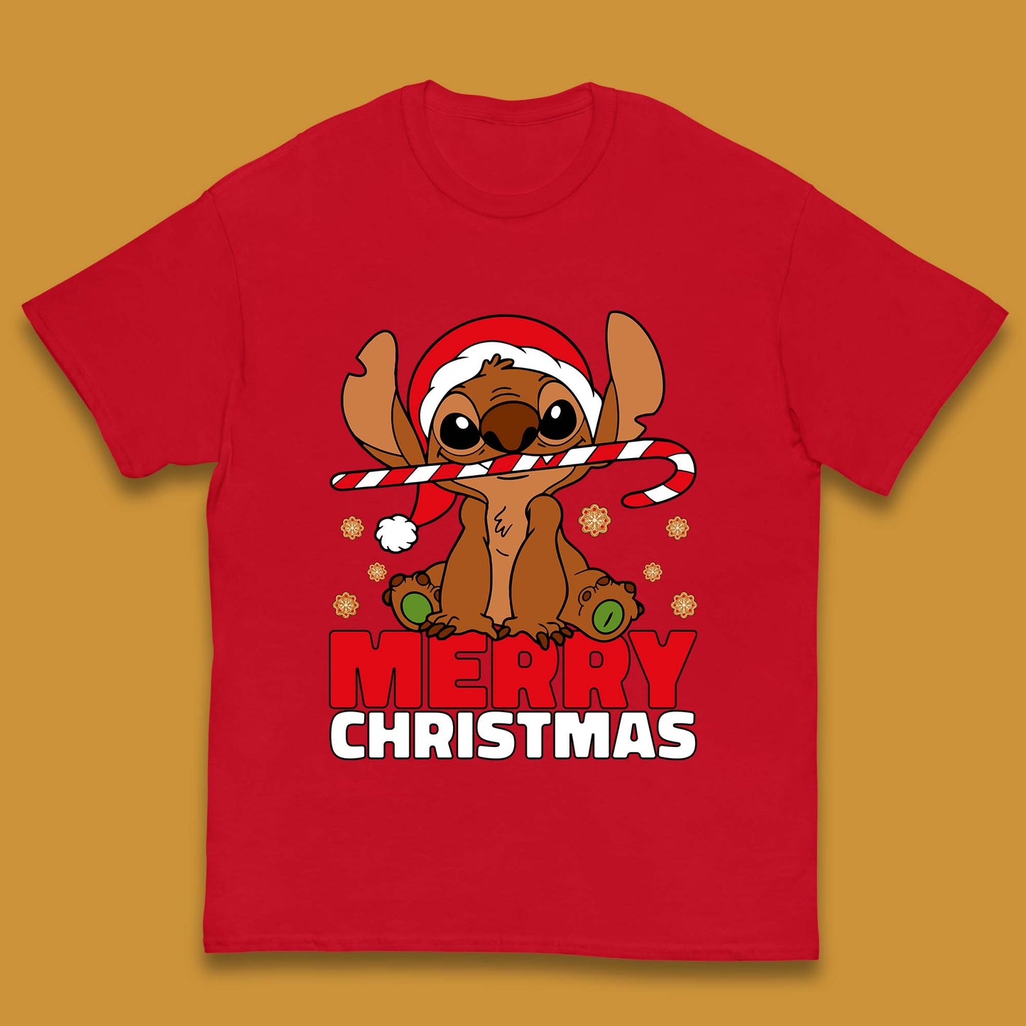 Gingerbread Stitch Christmas Kids T-Shirt