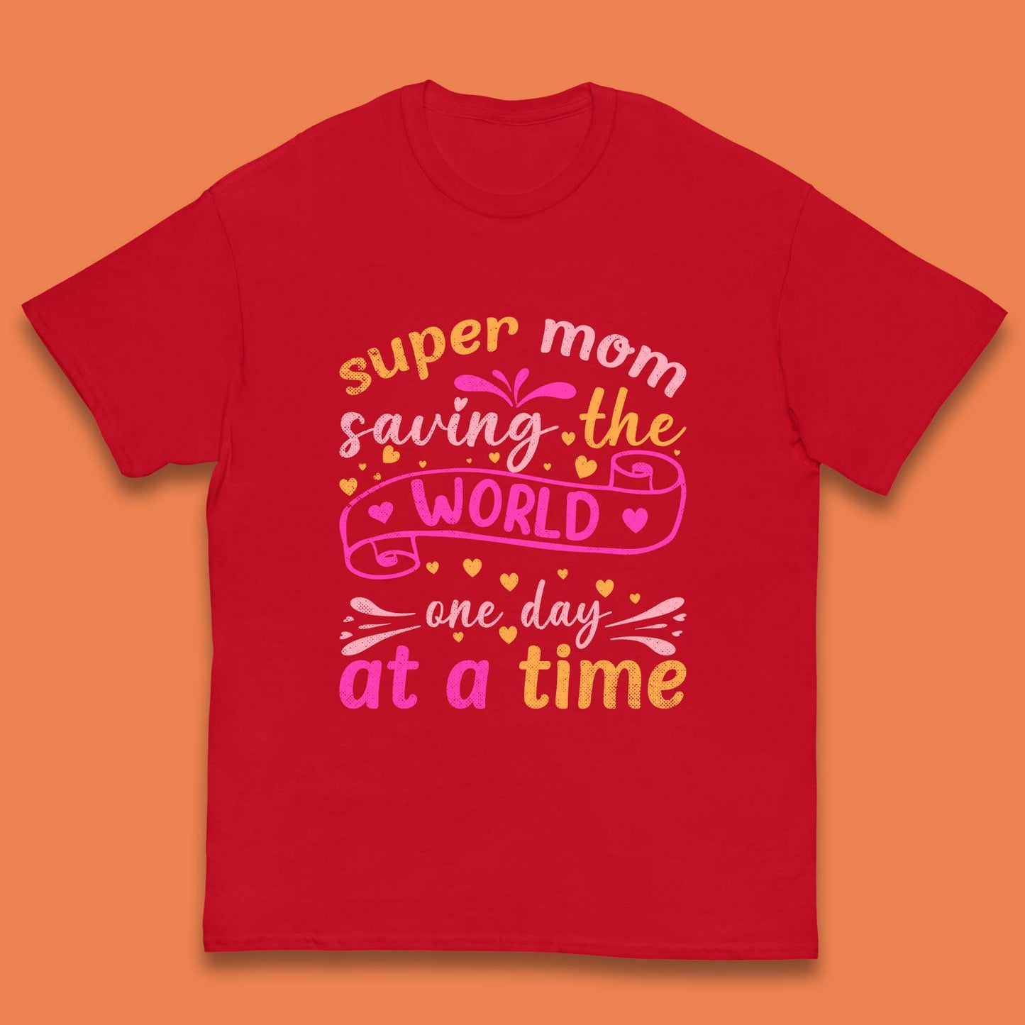 Super Mom Saving The World Kids T-Shirt