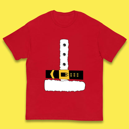 christmas santa claus costume t shirt