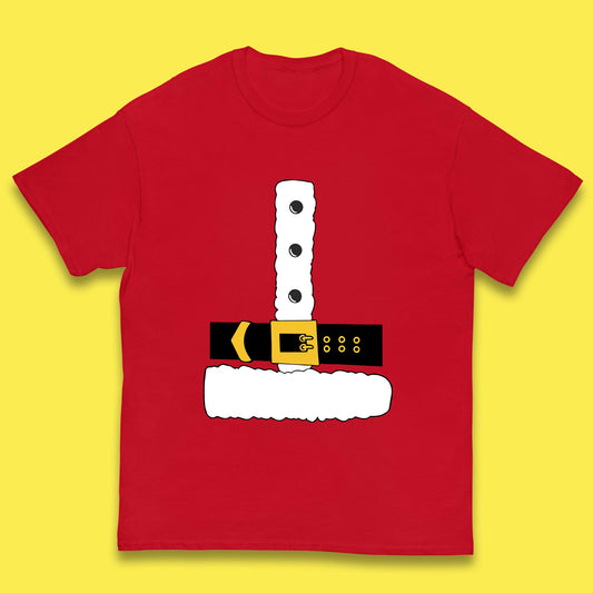 christmas santa claus costume t shirt