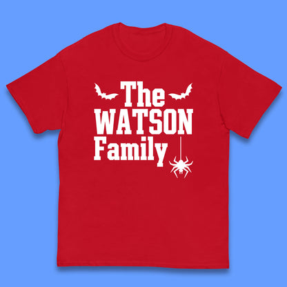 Personalised Halloween Family Your Name Horror Scary Spooky Matching Costume Kids T Shirt