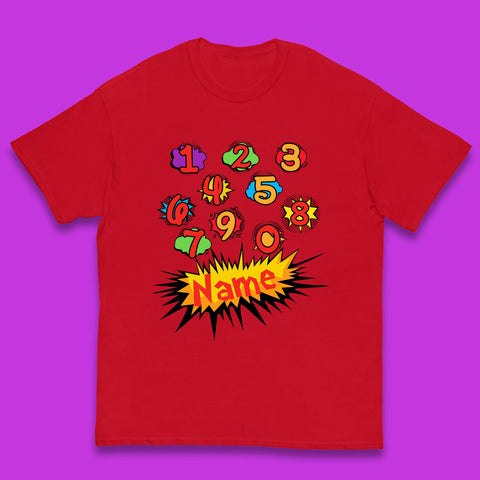 Personalised Number Day Kids T-Shirt